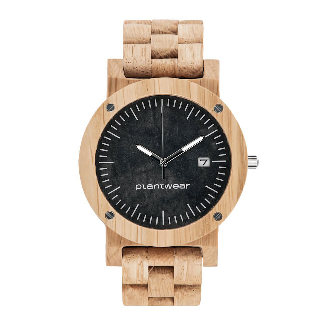 木製腕時計 Raw Series - Oak - Wooden bracelet