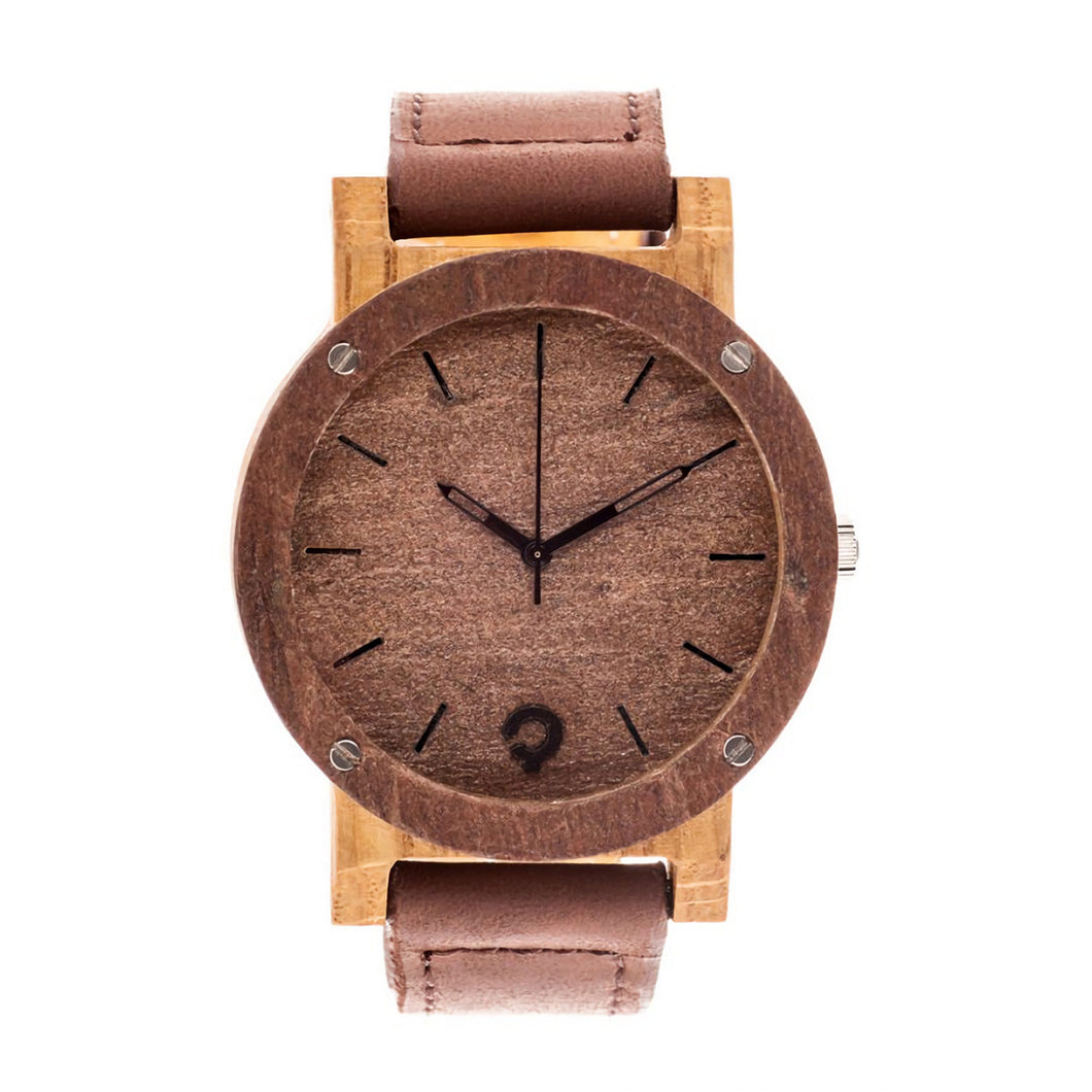 木製腕時計 Raw Series - Double Copper - Oak