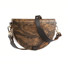 画像をギャラリービューアに読み込む, 木製ハンドバッグ Wooden Handbag - Luna - Burr Walnut
