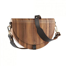画像をギャラリービューアに読み込む, 木製ハンドバッグ Wooden Handbag - Luna - Walnut
