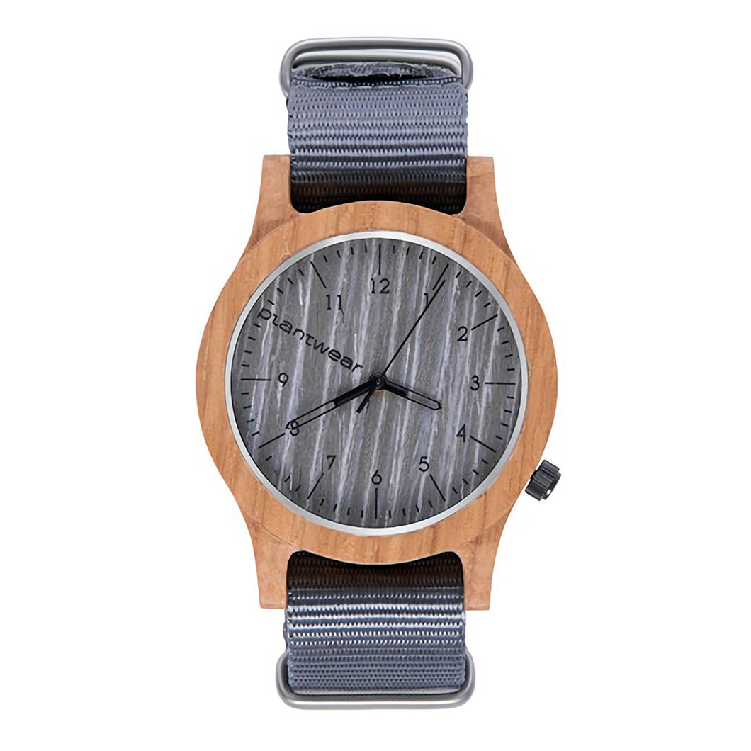 木製腕時計 Heritage Series - Grey Edition - Oak