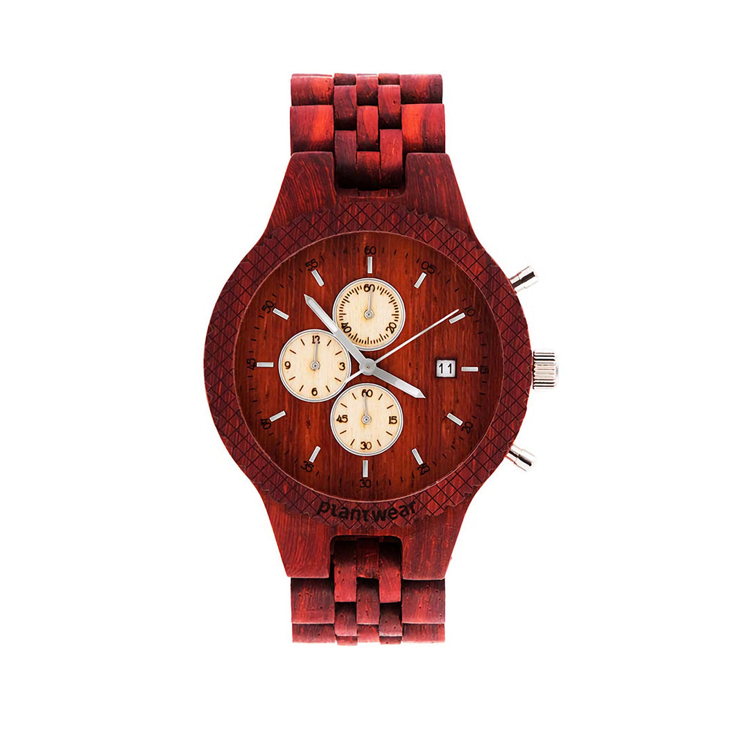 木製腕時計 Fox Series - Padouk -