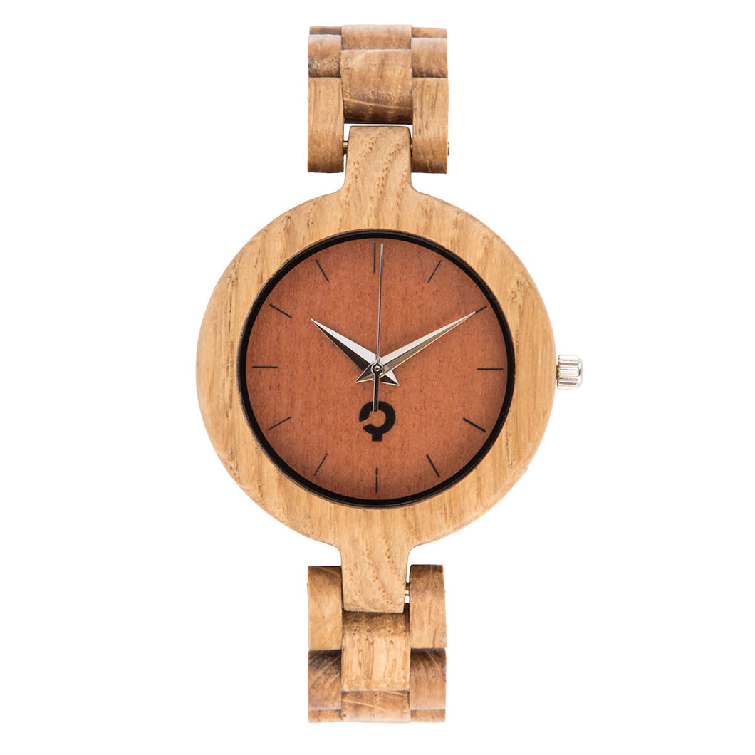 木製腕時計 Glamour series - Oak