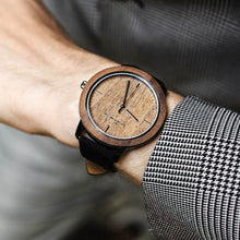 画像をギャラリービューアに読み込む, 木製腕時計 Fusion Series - Dusk - Walnut
