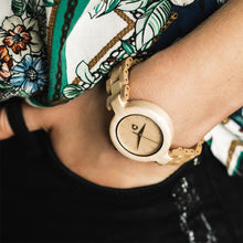 画像をギャラリービューアに読み込む, 木製腕時計 Glamour series - Maple
