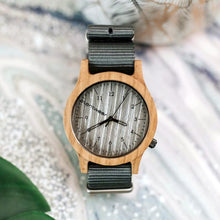 画像をギャラリービューアに読み込む, 木製腕時計 Heritage Series - Grey Edition - Oak
