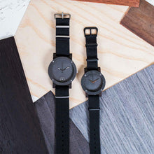 画像をギャラリービューアに読み込む, 木製腕時計 Mini Raw Series - Double Stone - Ebony
