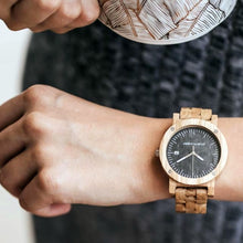 画像をギャラリービューアに読み込む, 木製腕時計 Raw Series - Oak - Wooden bracelet

