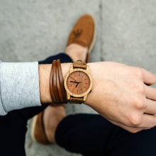 画像をギャラリービューアに読み込む, 木製腕時計 Heritage Series - Oak

