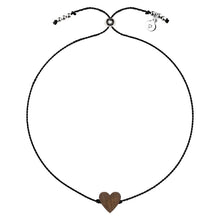 画像をギャラリービューアに読み込む, 木製ブレスレット Happiness Bracelet - Heart
