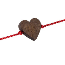 画像をギャラリービューアに読み込む, 木製ブレスレット Happiness Bracelet - Heart
