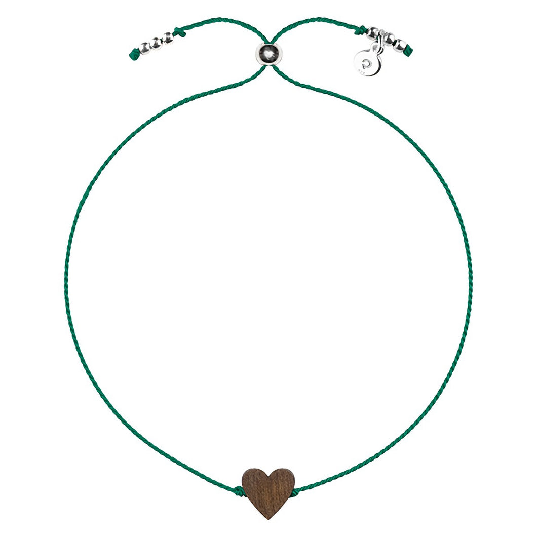 木製ブレスレット Happiness Bracelet - Heart