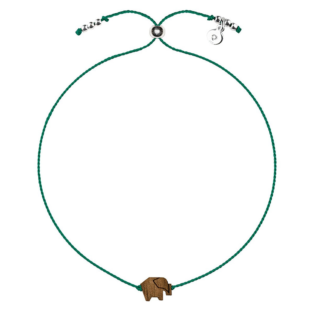 木製ブレスレット Happiness Bracelet - Elephant