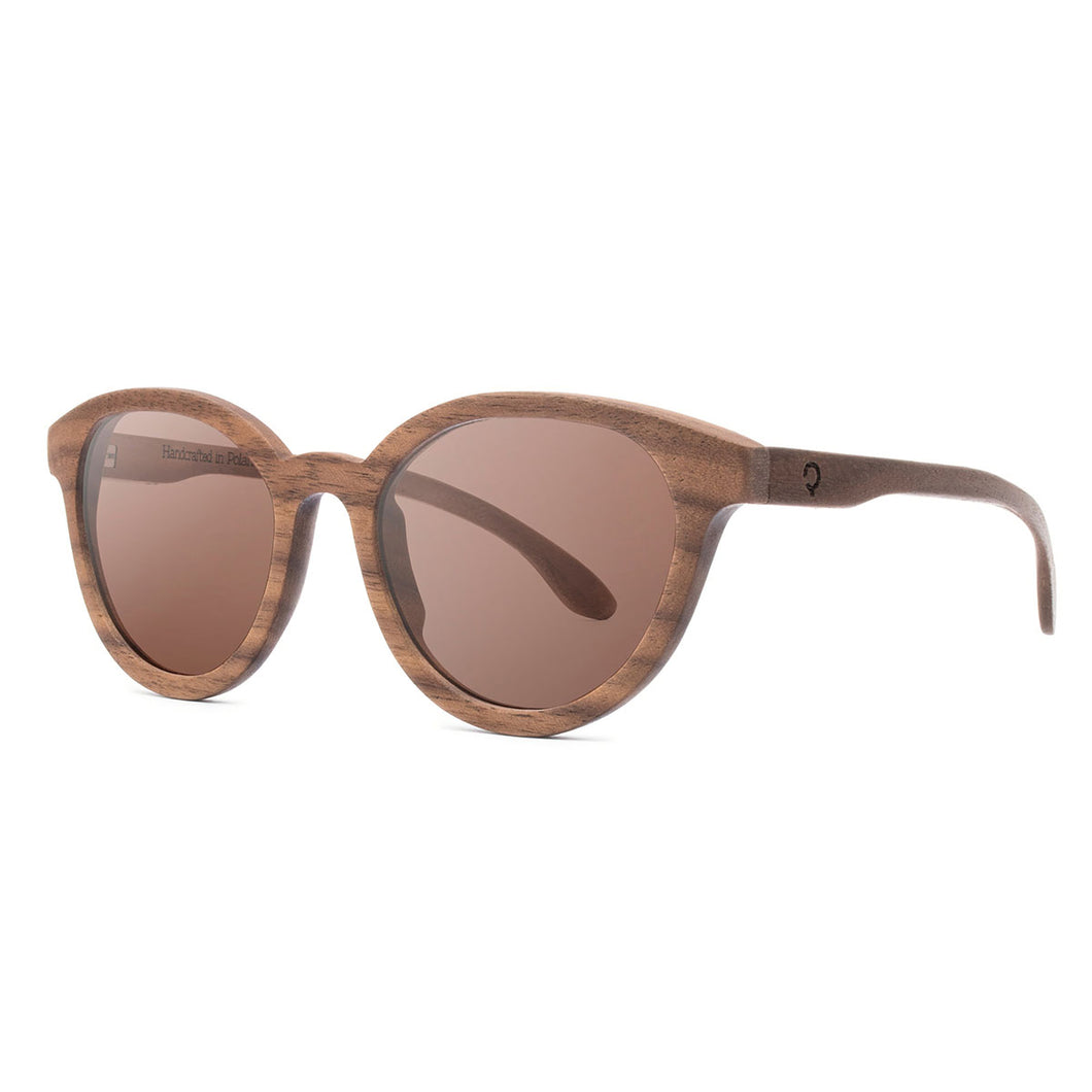 木製サングラス Lakes Collection - Como Sunglasses - Walnut