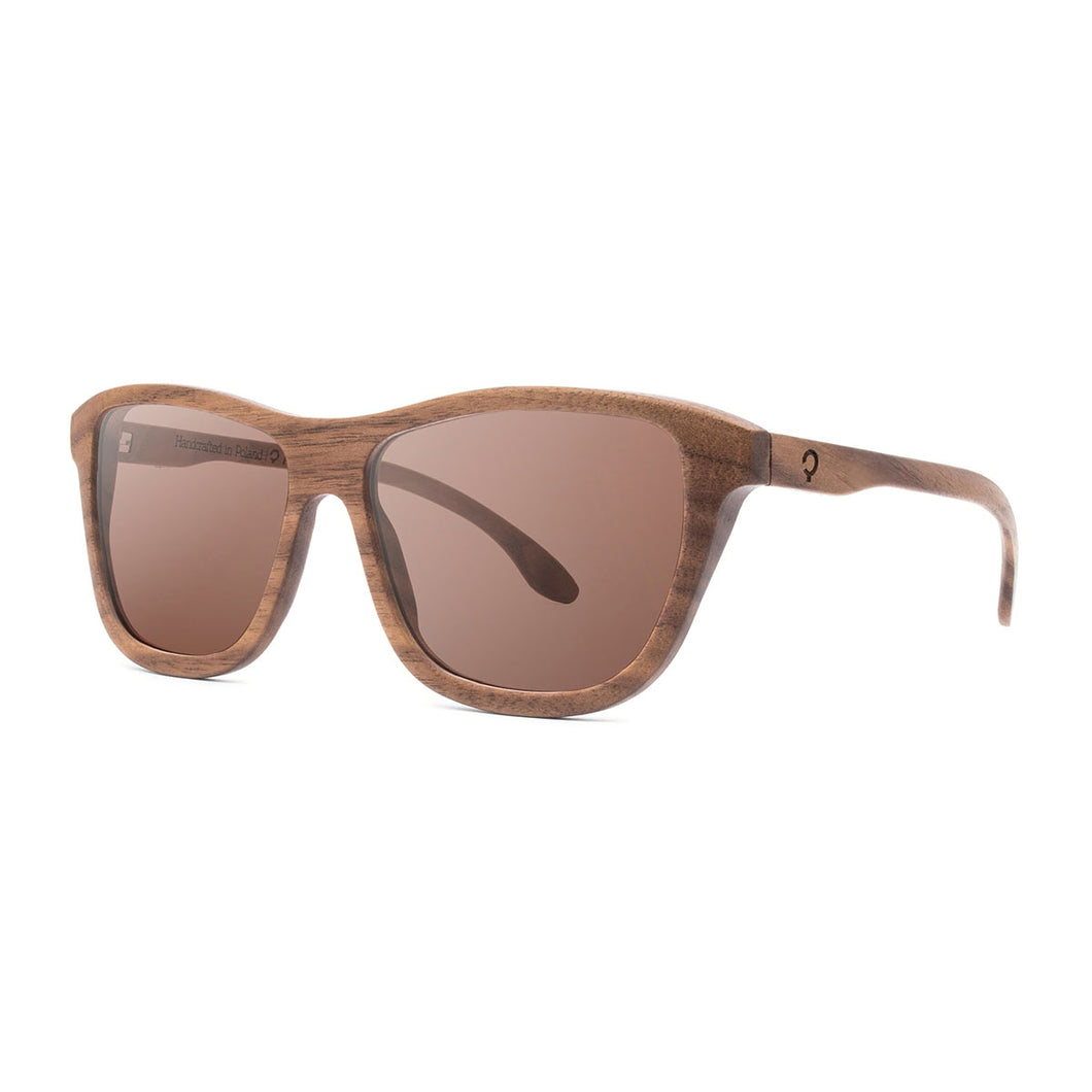 木製サングラス Lakes Collection - Erie Sunglasses - Walnut