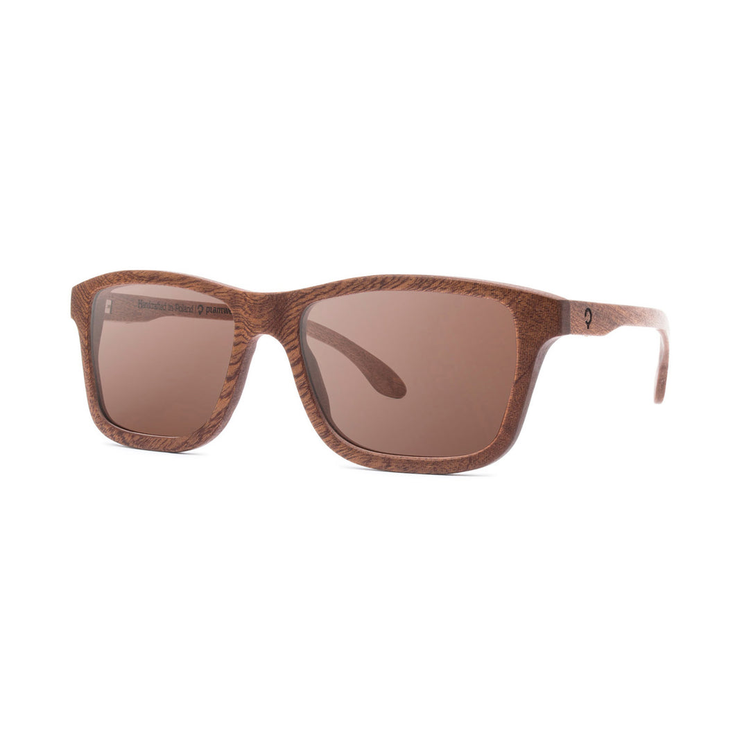 木製サングラス Lakes Collection - Lugano Sunglasses - Mahogany