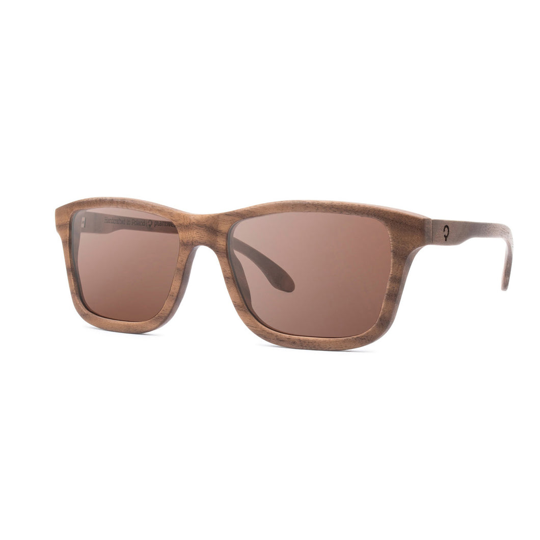 木製サングラス Lakes Collection - Lugano Sunglasses - Walnut