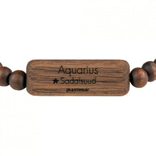 画像をギャラリービューアに読み込む, 木製ブレスレット Zodiac Collection – Aquarius (水瓶座)
